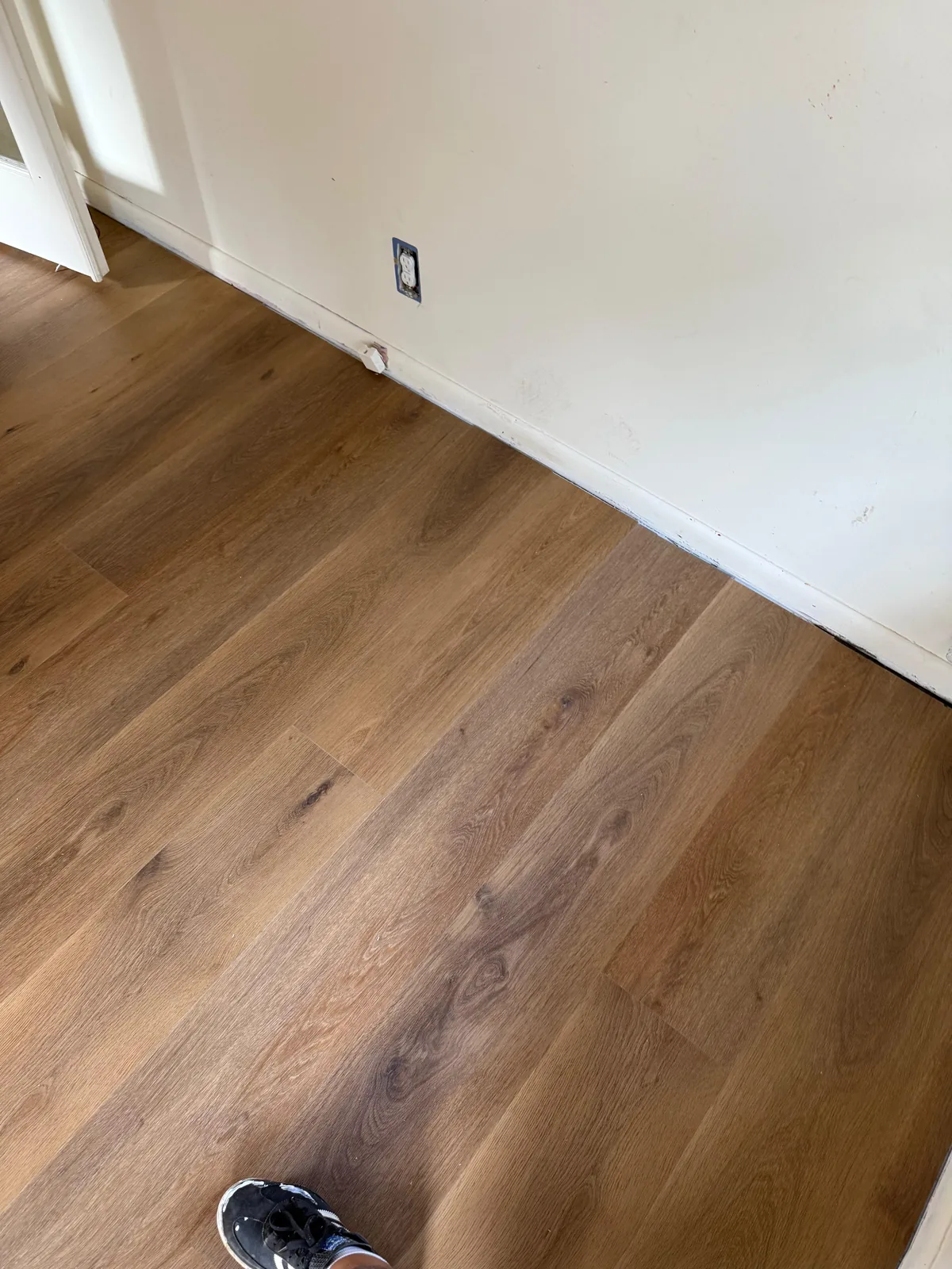 Plank floor close-up