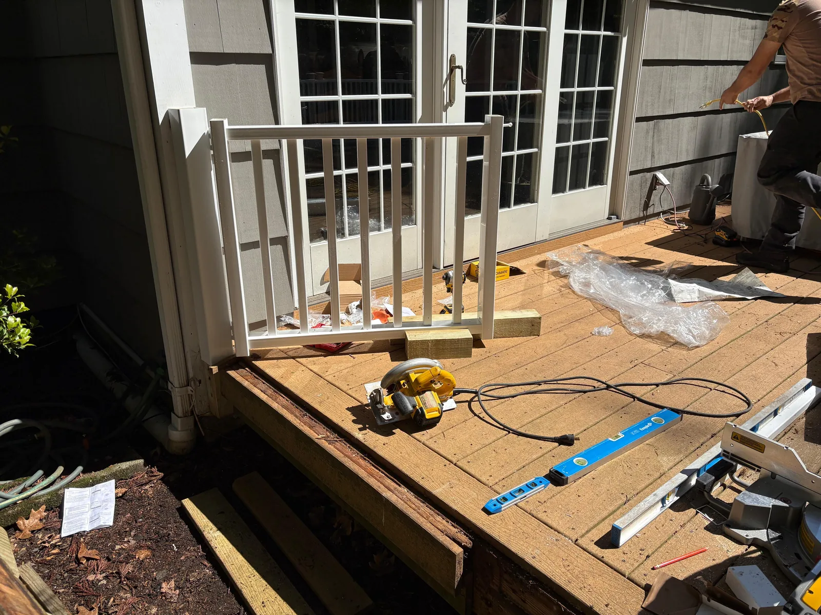 Small deck railing patch