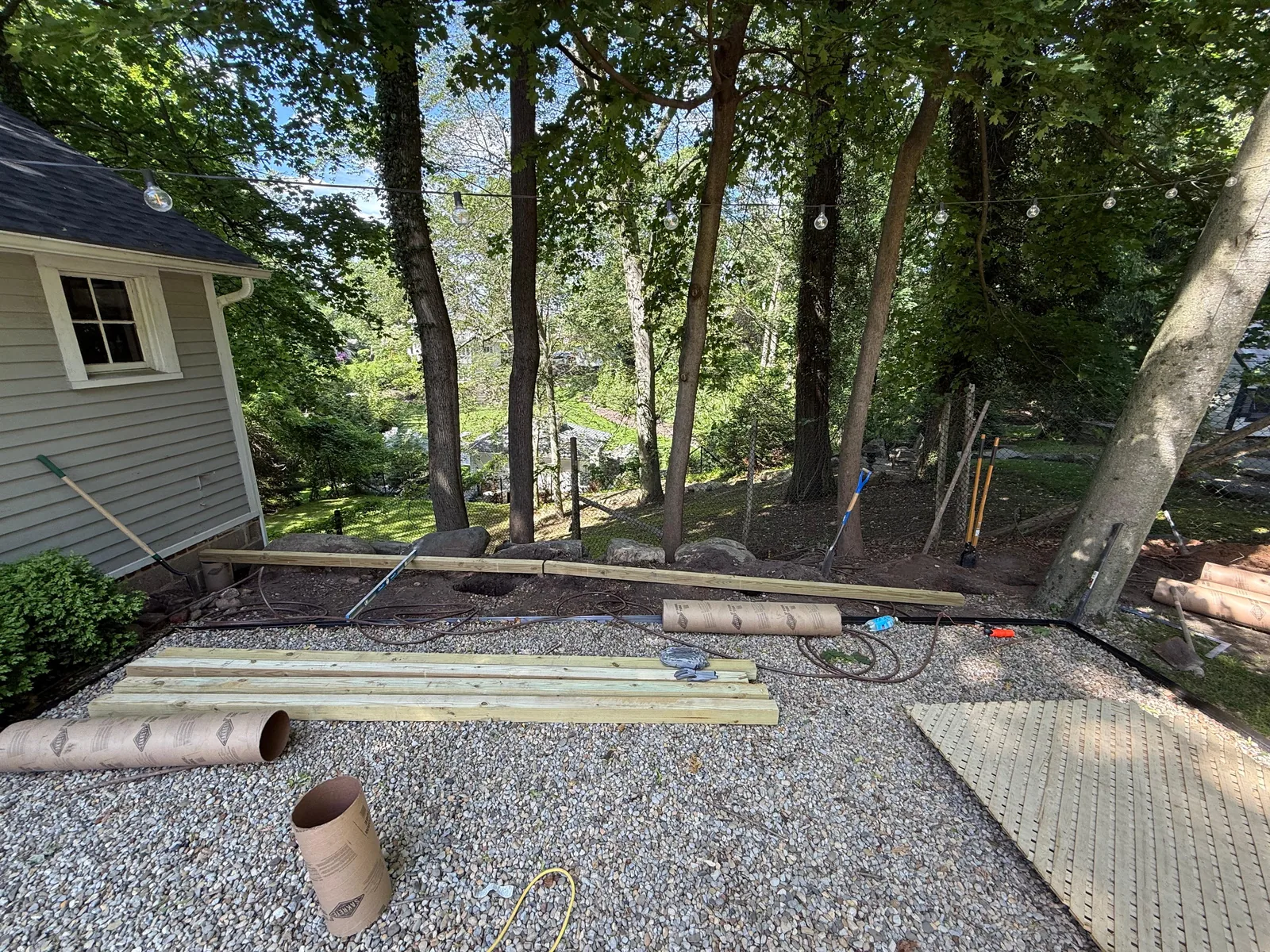 Gravel base prep